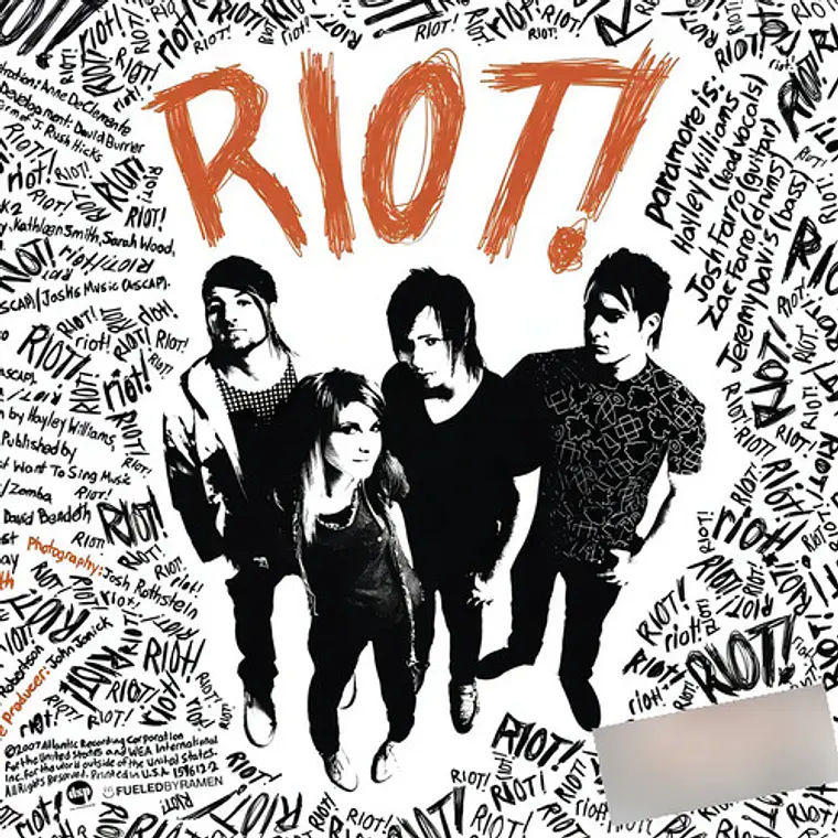 Paramore Riot! Cd Eu Musicovinyl 3