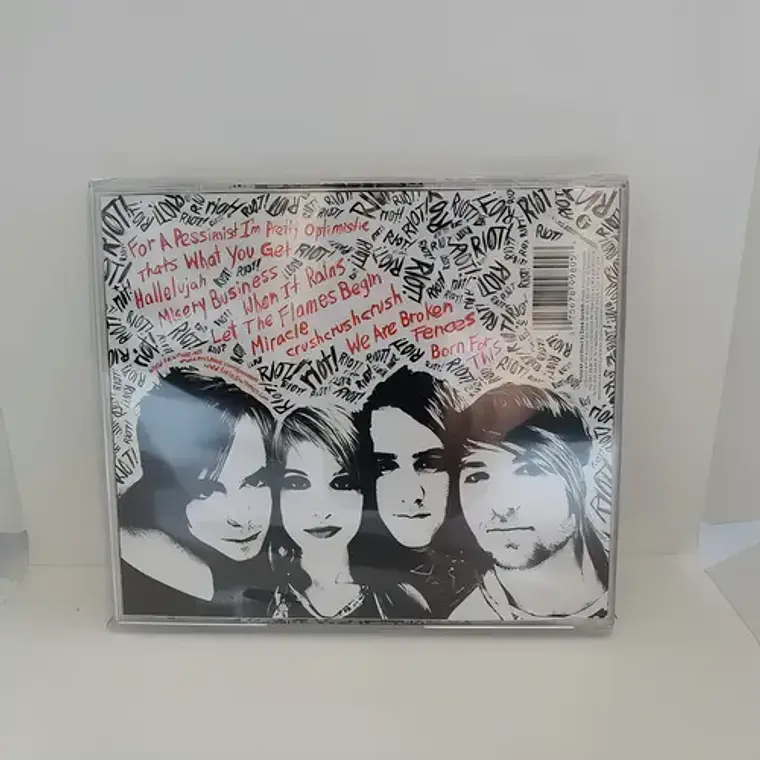 Paramore Riot! Cd Eu Musicovinyl 4