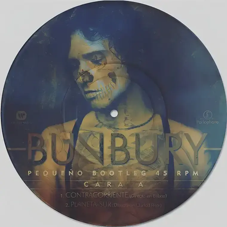 Vinilo Pequeño Bootleg Picture Disc Enrique Bunbury Rock Warner 2019 1