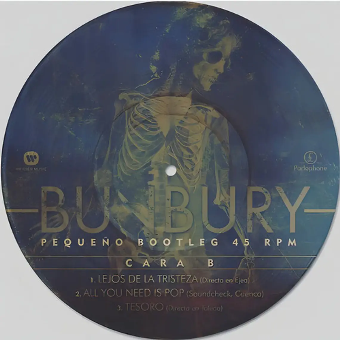 Vinilo Pequeño Bootleg Picture Disc Enrique Bunbury Rock Warner 2019 2