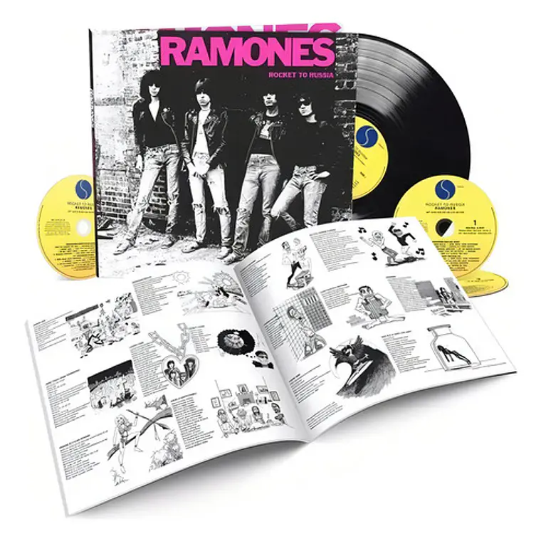Vinilo The Ramones Rocket To Russia Deluxe Rock Físico 2017 1
