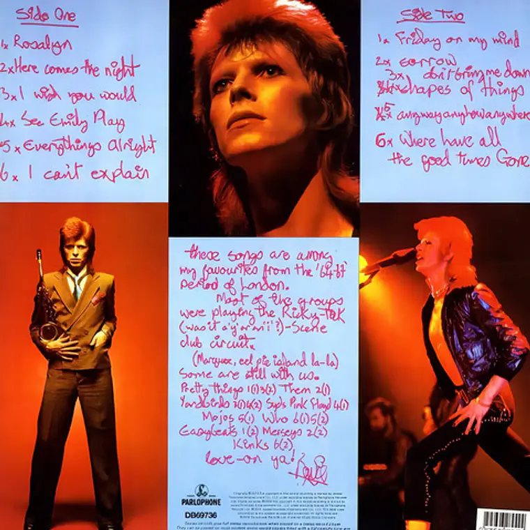 David Bowie Pinups Vinilo Lp Nuevo Importado 3
