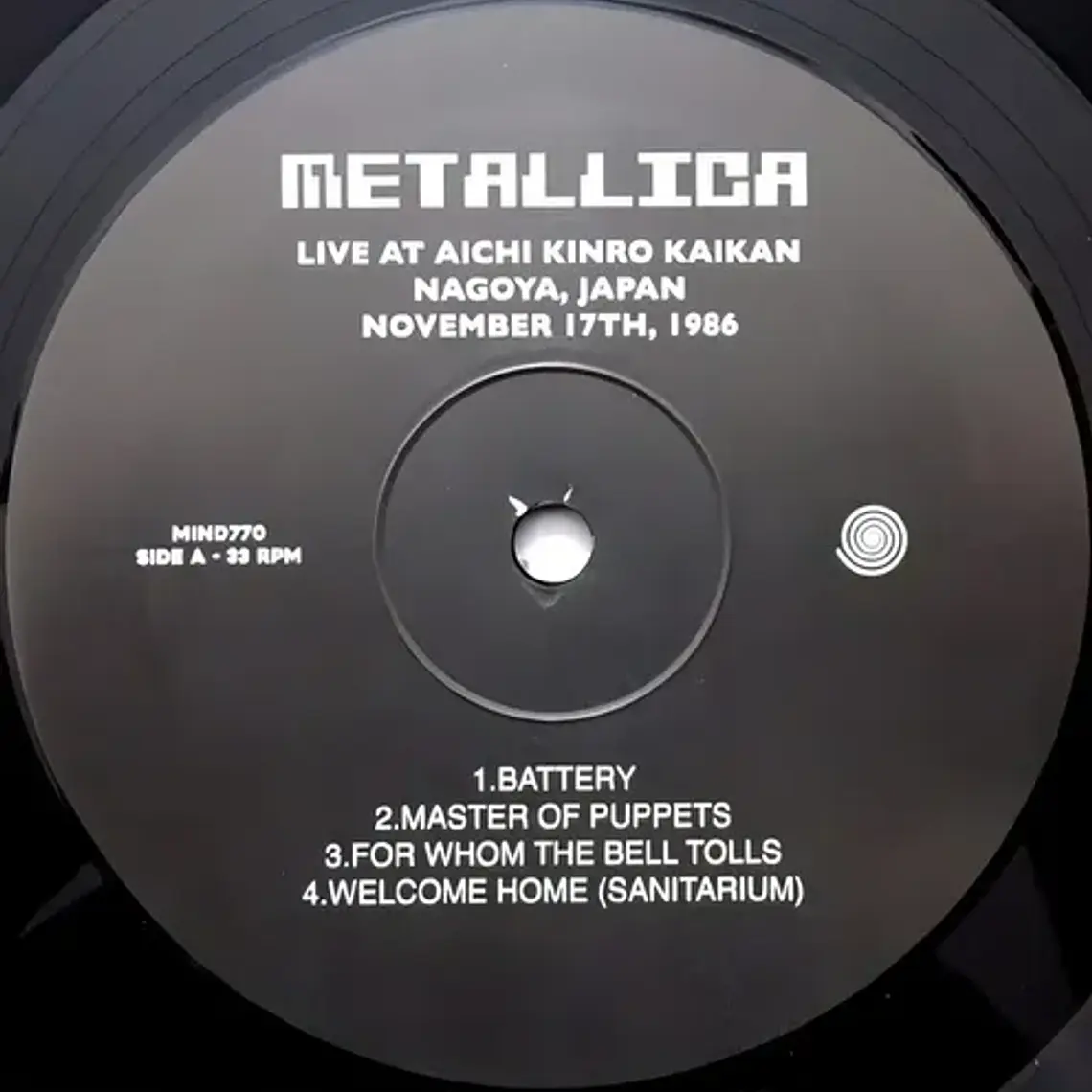 Vinilo Metallica Japan Broadcast 1986 Doble Lp 1
