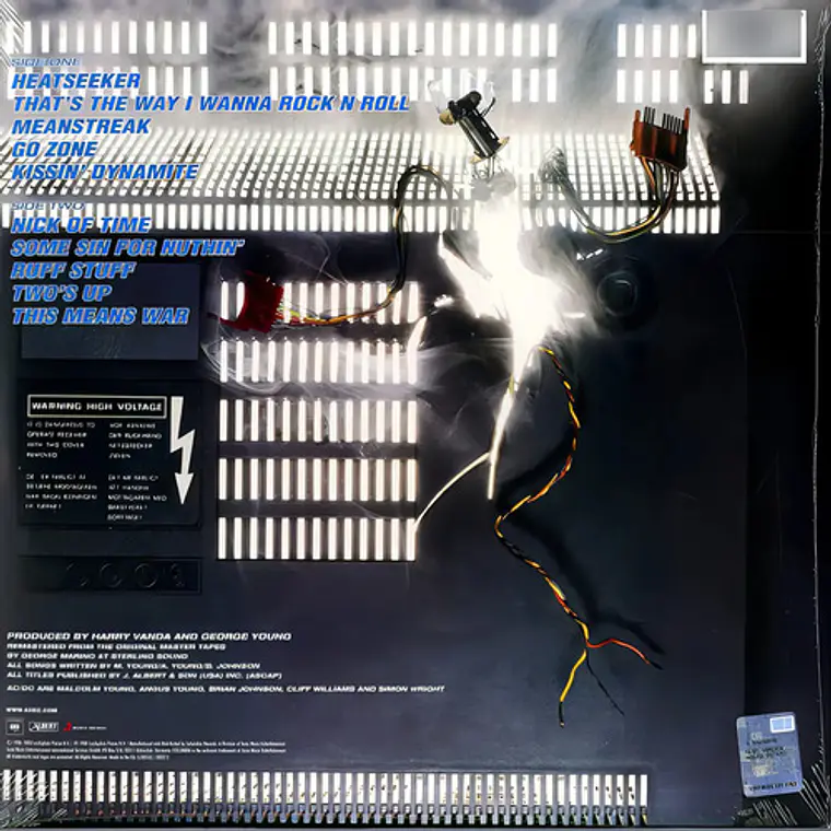 Vinilo Ac/dc Blow Up Your Video 2003 Físico 1