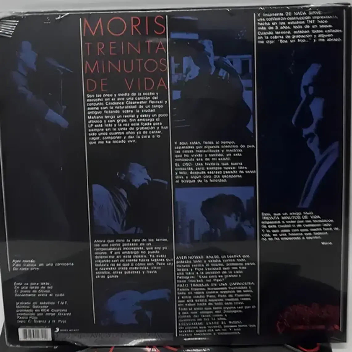 Vinilo Moris Treinta Minutos De Vida Rock Argentino 2016 2