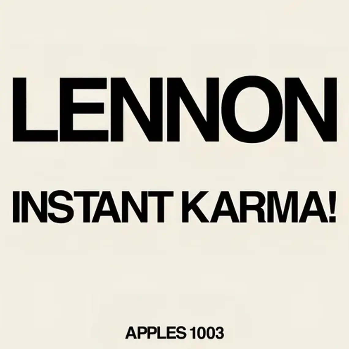 Vinilo Lennon / Ono With The Plastic Ono Band Instant Karma 2020 Mix 1