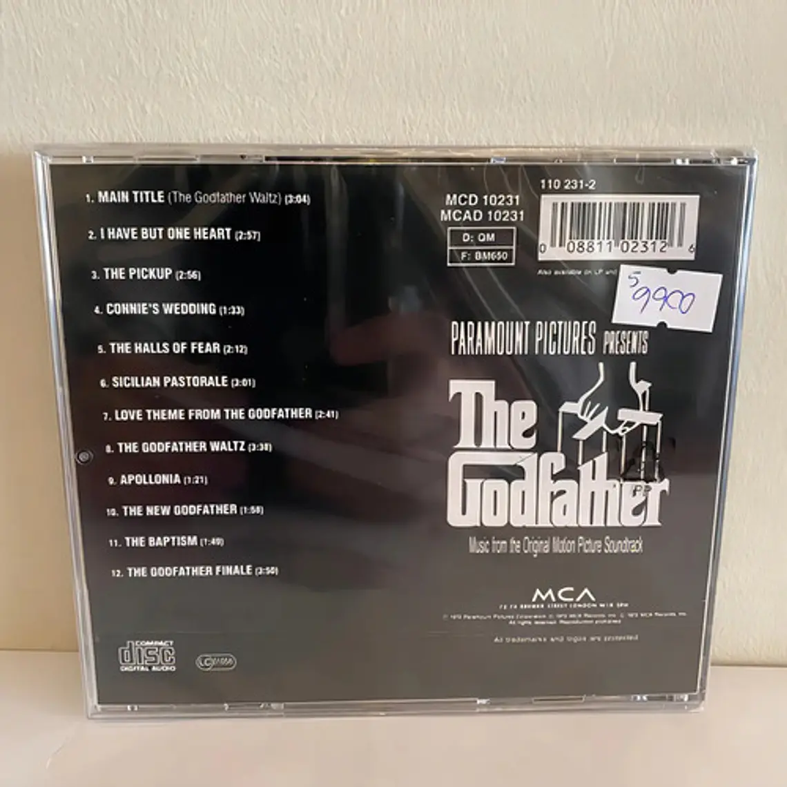 Nino Rota - The Godfather- Cd 1991 3