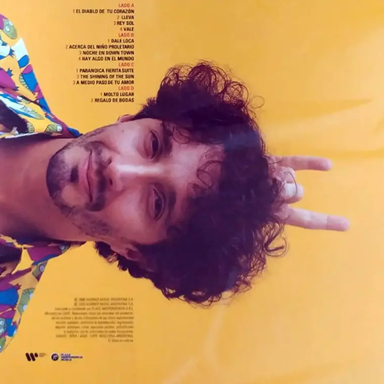 Vinilo Rey Sol De Fito Páez - Doble, Rock Argentino 4