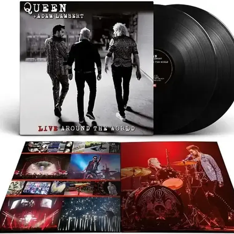 Vinilo Queen + Adam Lambert Around The World, Rock, Año 2020 1