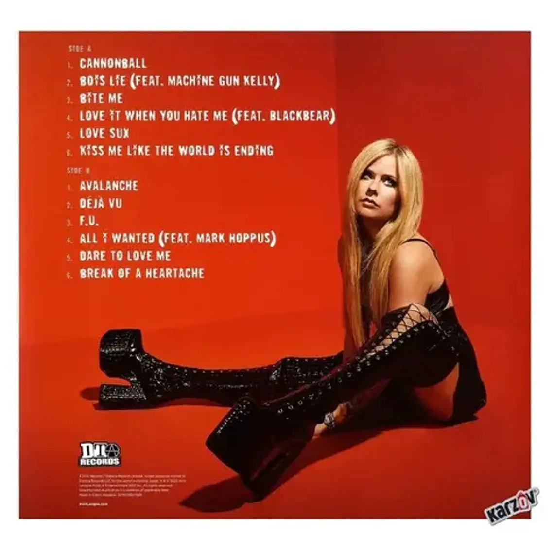 Vinilo Love Sux De Avril Lavigne  Álbum De Rock 2022 3