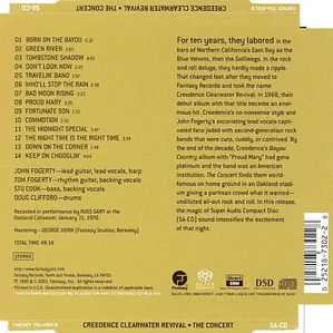 Cd Creedence The Concert Pop 2008 Europa Um 13 Canciones
