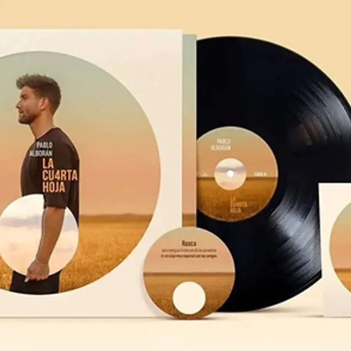 Vinilo Pablo Alborán La Cuarta Hoja Nuevo Y Sellado 2