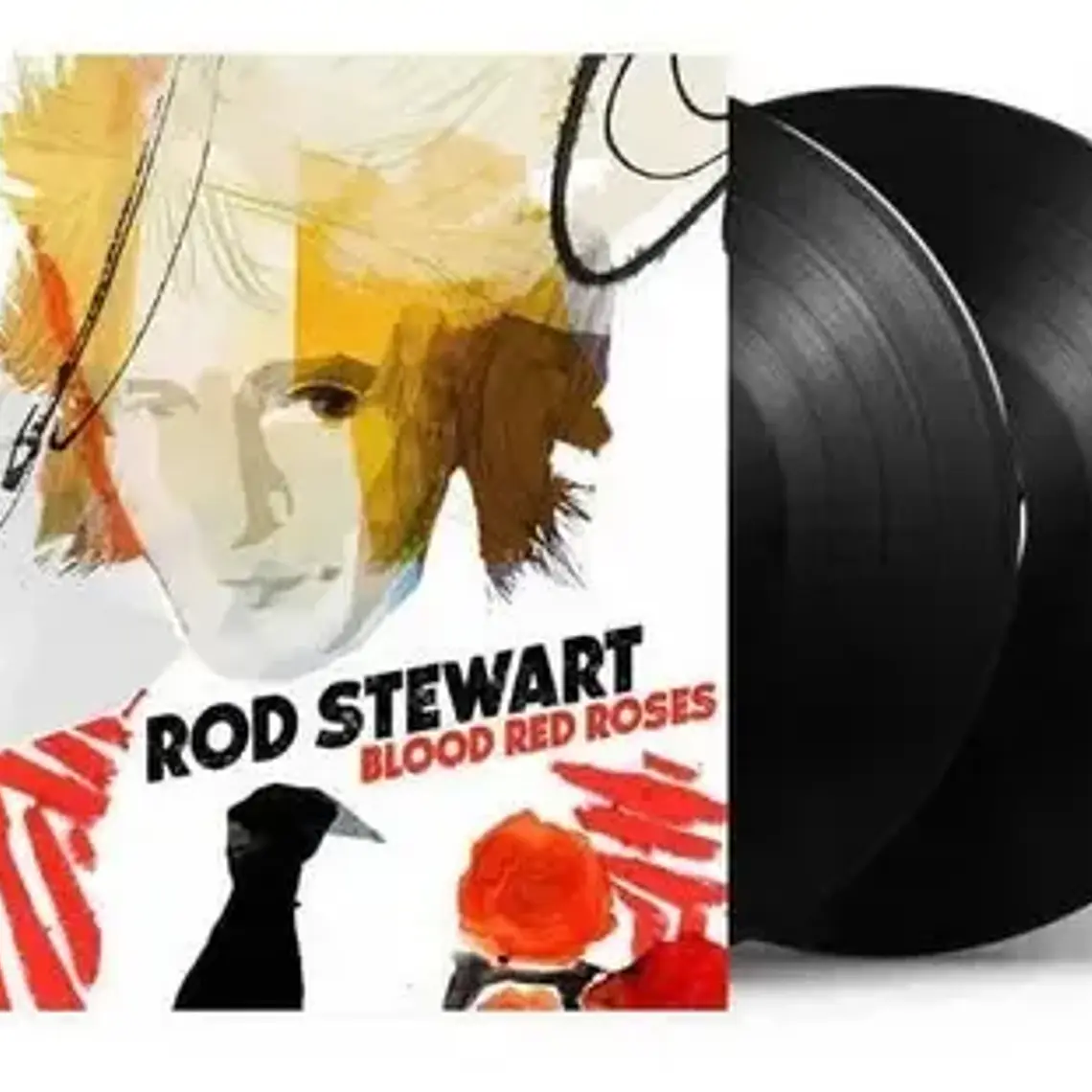 Vinilo Rod Stewart Blood Red Roses Rock 13 Canciones 2018 Decca 1