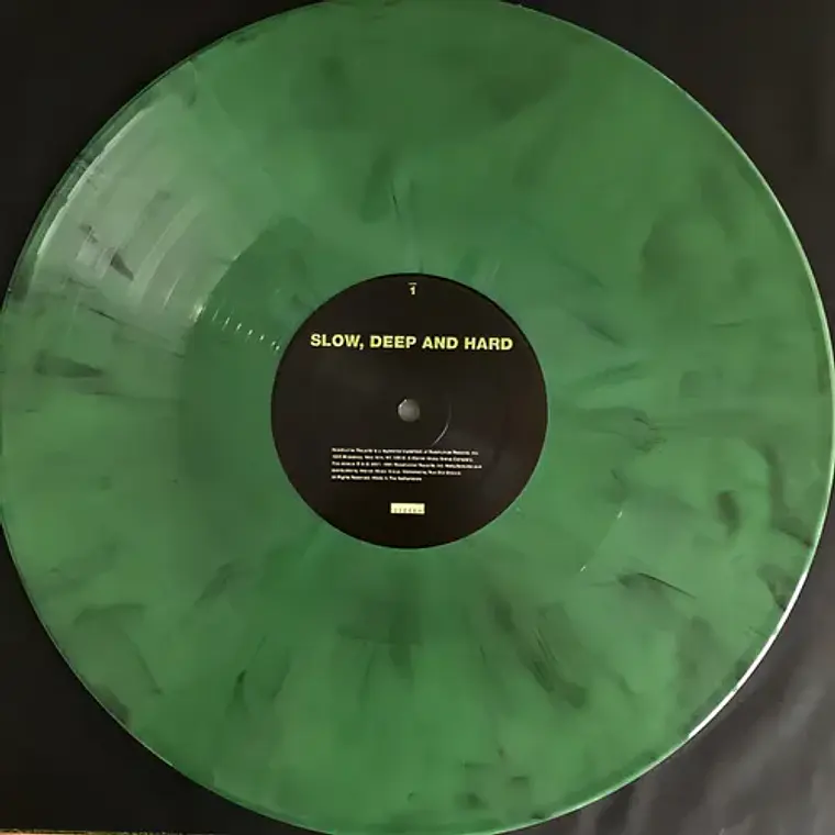 Type O Negative Vinilo Slow Deep And Hard 2 Lps Verde 2021 1