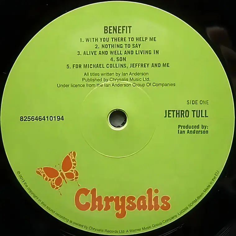 Jethro Tull - Benefit- Vinilo 2013 2
