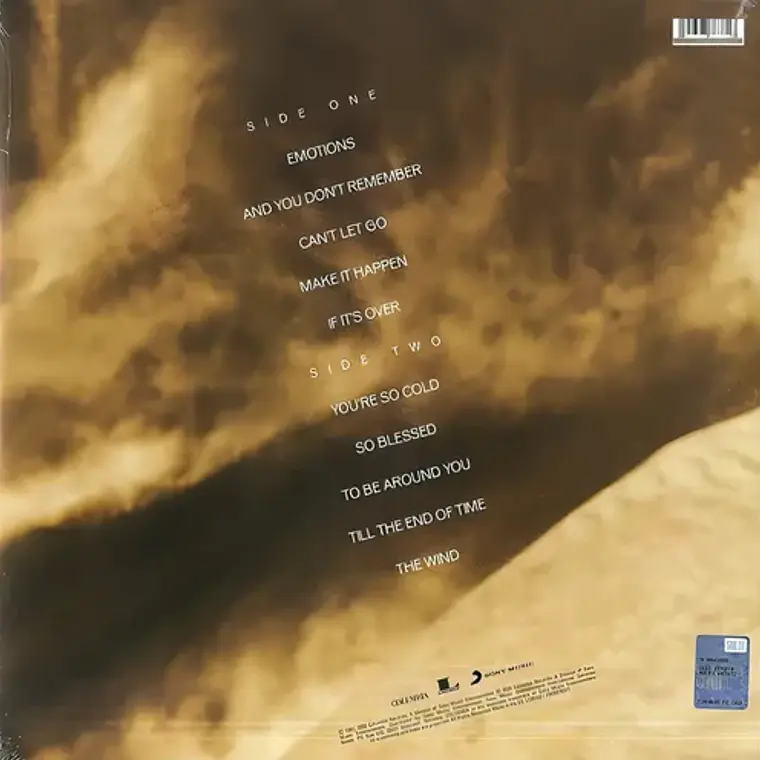 Mariah Carey Emotions Lp Vinyl 2