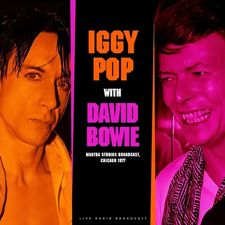Vinilo Iggy Pop Y David Bowie: Best Of Live En Mantra (2019) 1