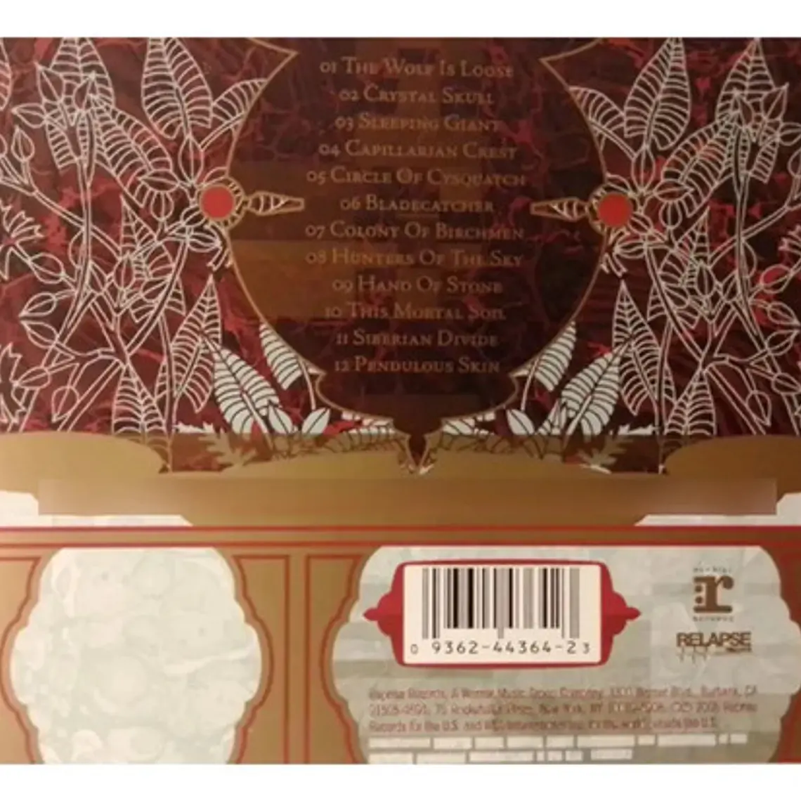 Cd Mastodon Blood Mountain 2006 Jewel Case Relapse Records 2