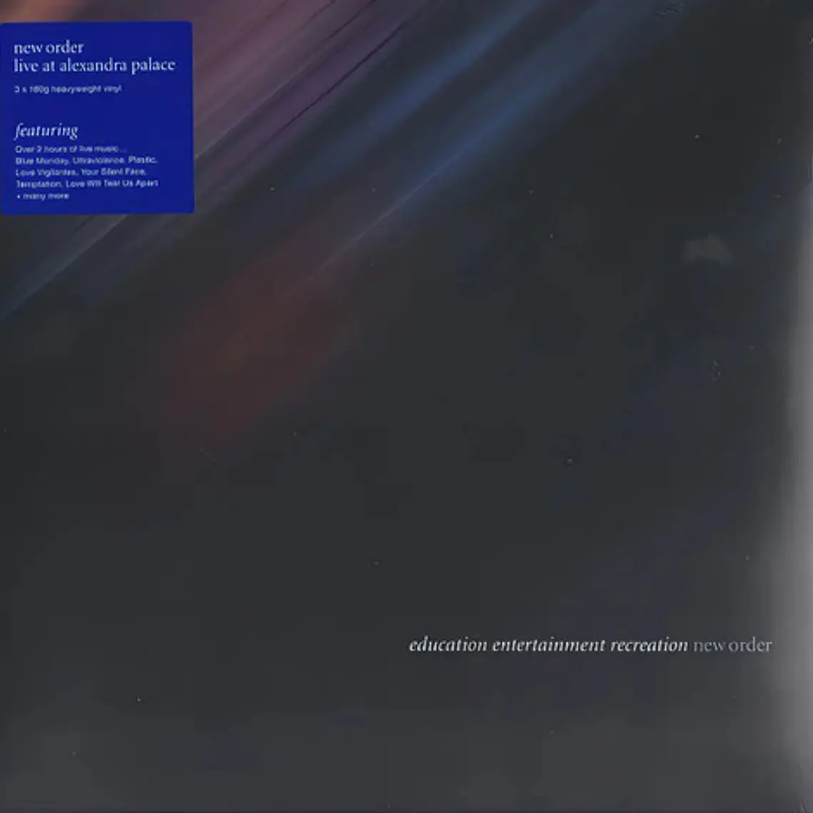 Vinilo New Order Education Entertainment Recreation 3lp Electrónica 1