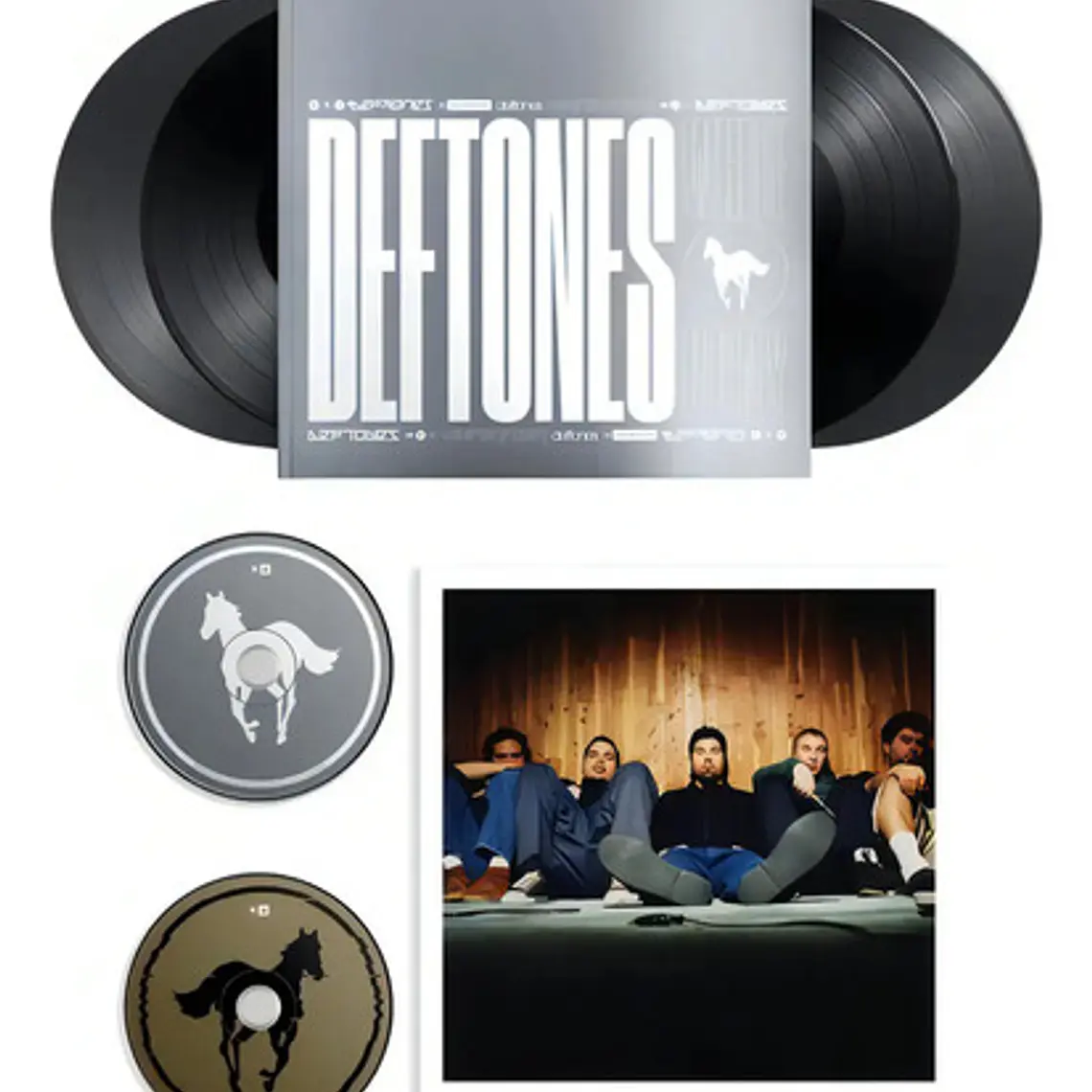 Vinilo Deftones White Pony Limited Edition 4lp 2cd Remastered Rock 1