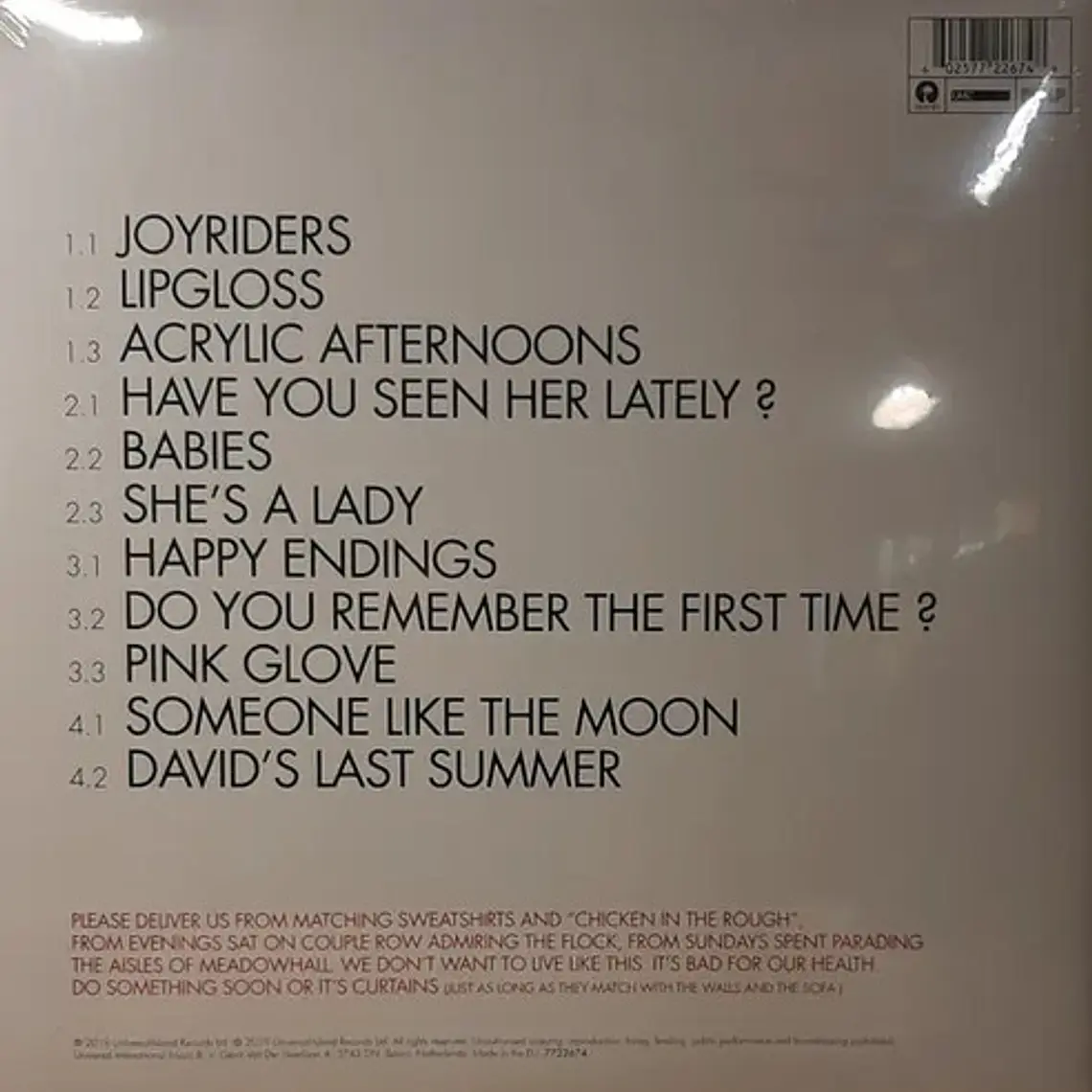 Pulp His 'n' Hers 2lp Limited Edition Vinilo Nuevo 2