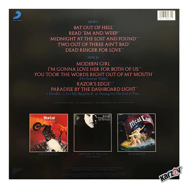 Meat Loaf - Hits Out Of Hell (vinilo) 3