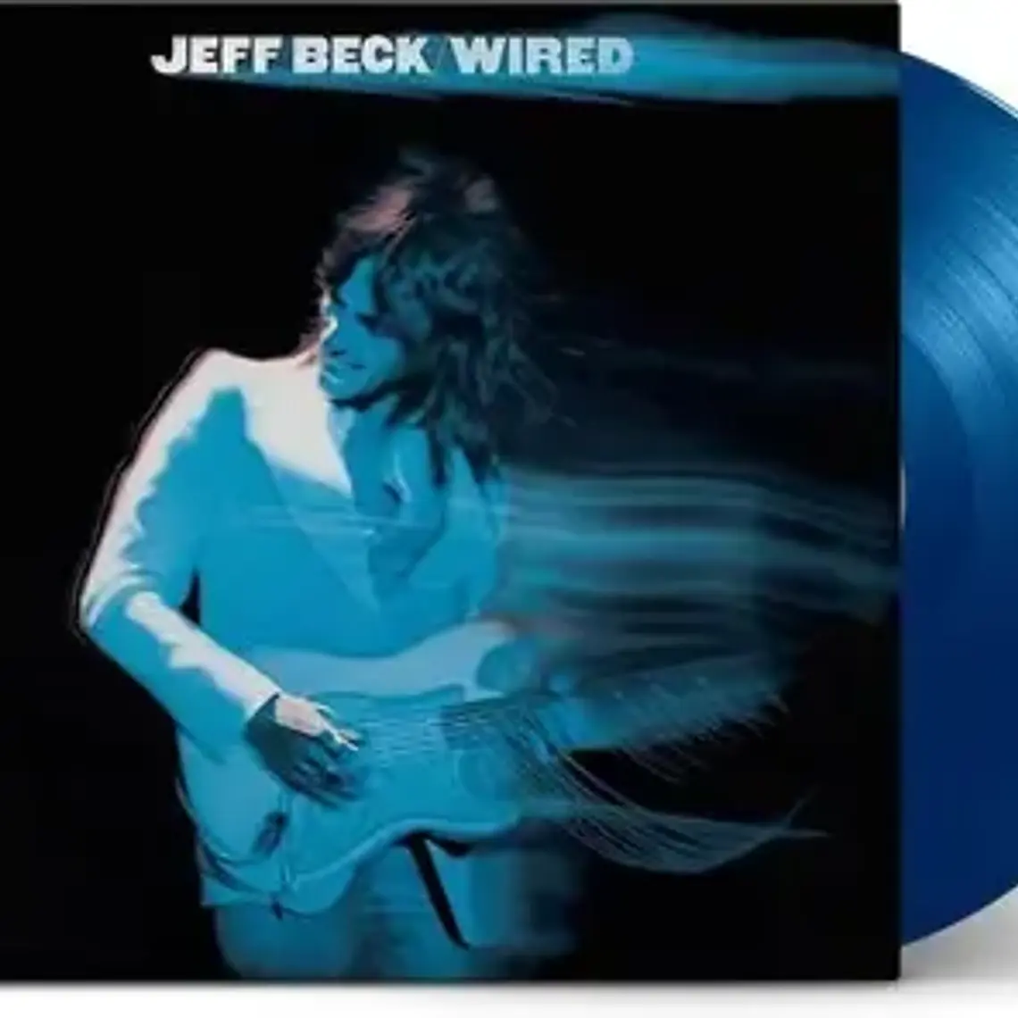 Vinilo Rock Wired Jeff Beck Edición Limitada Azul Transparente 1
