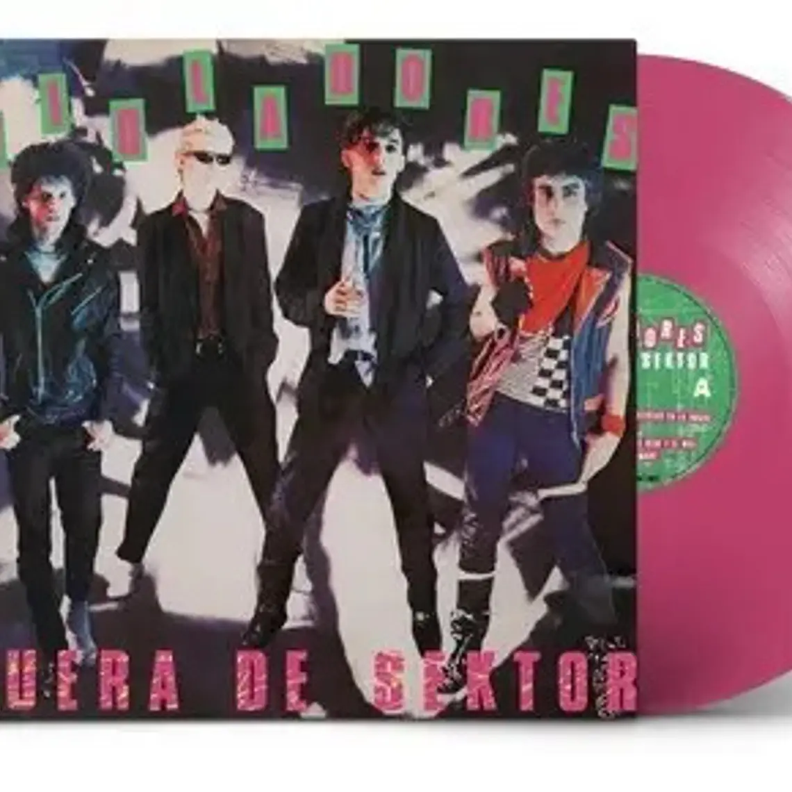Vinilo Los Violadores Fuera De Sektor Rosa Edición Limitada Punk 1