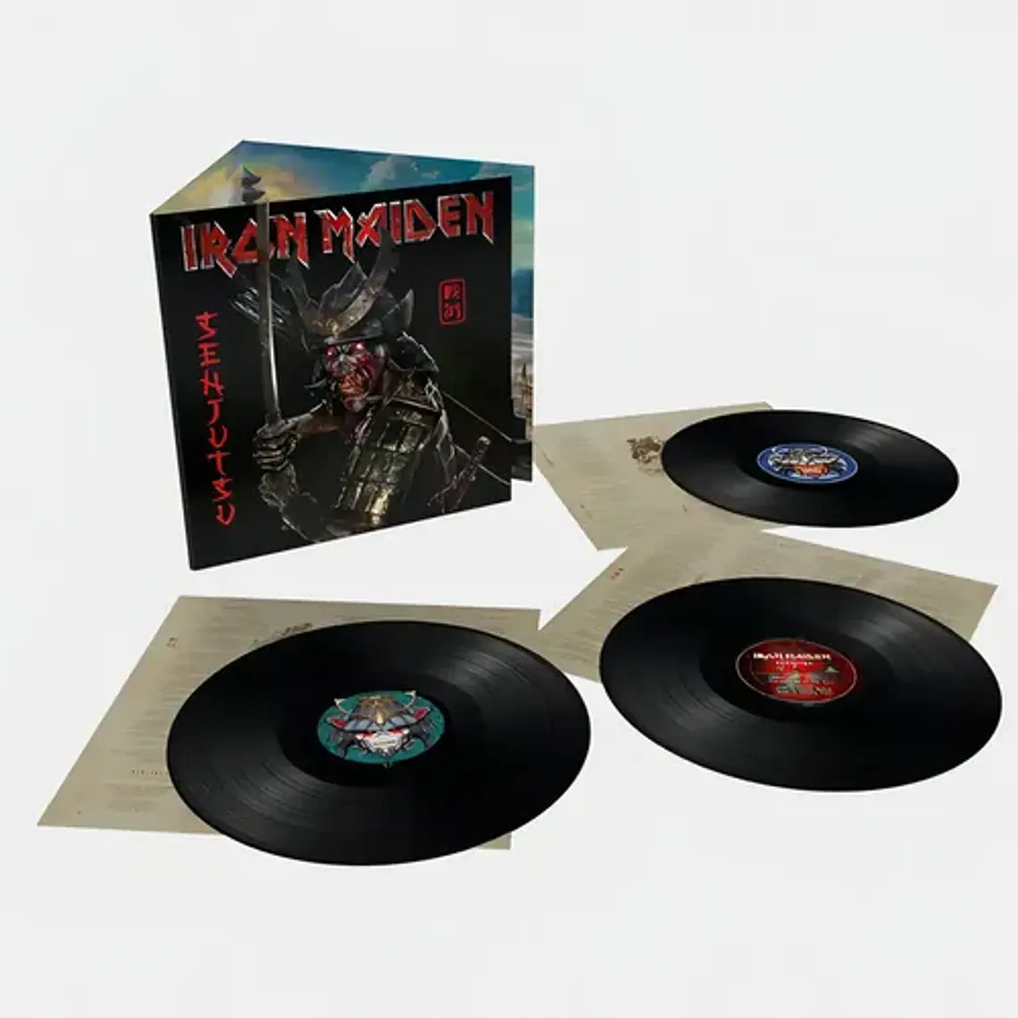Vinilo Iron Maiden Senjutsu Triple Parlophone 1