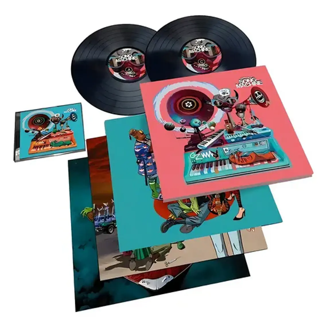 Vinilo Gorillaz Song Machine Temporada Uno Deluxe 2020 Lp 2