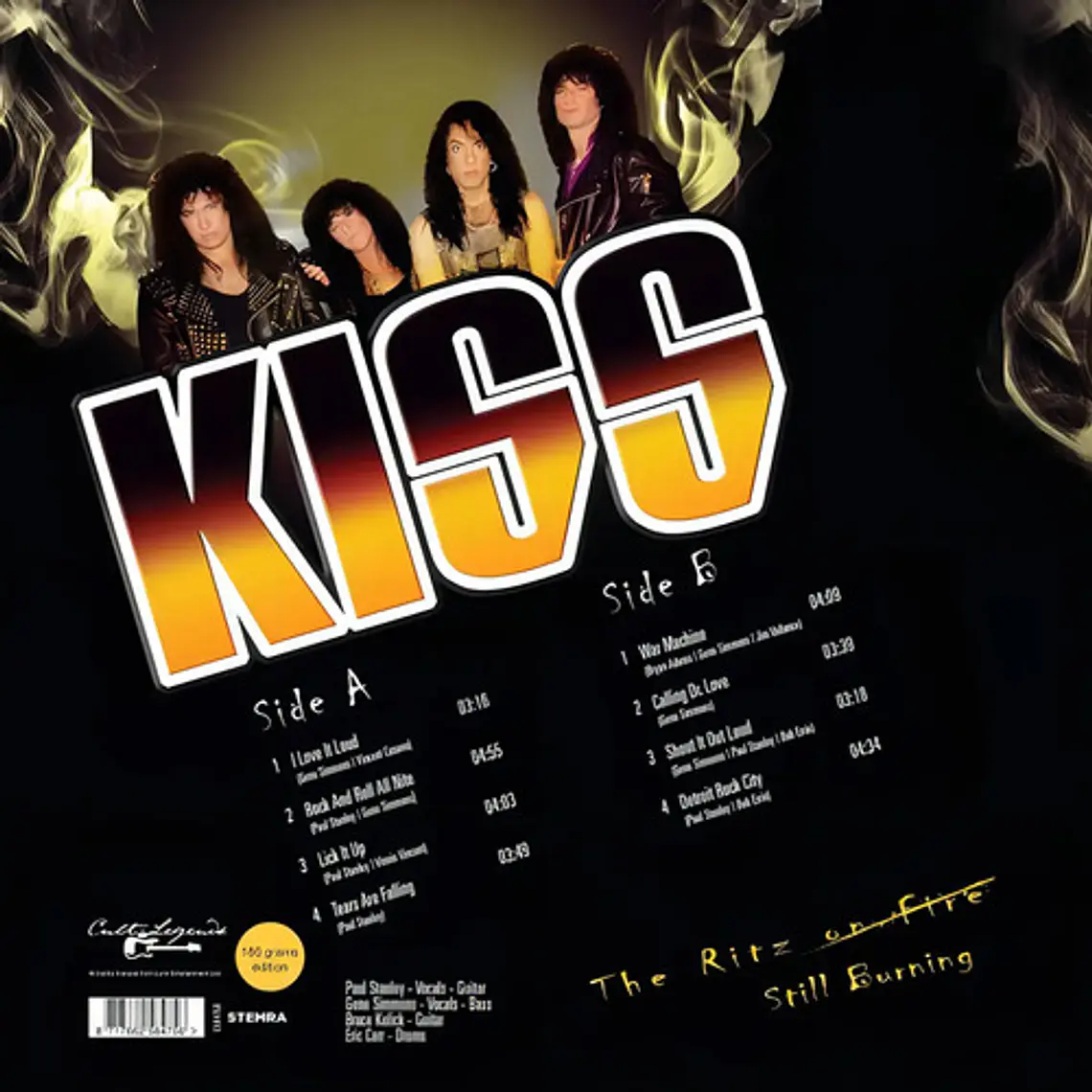 Vinilo Kiss The Ritz Still Burning Rock Importado Smbv 2