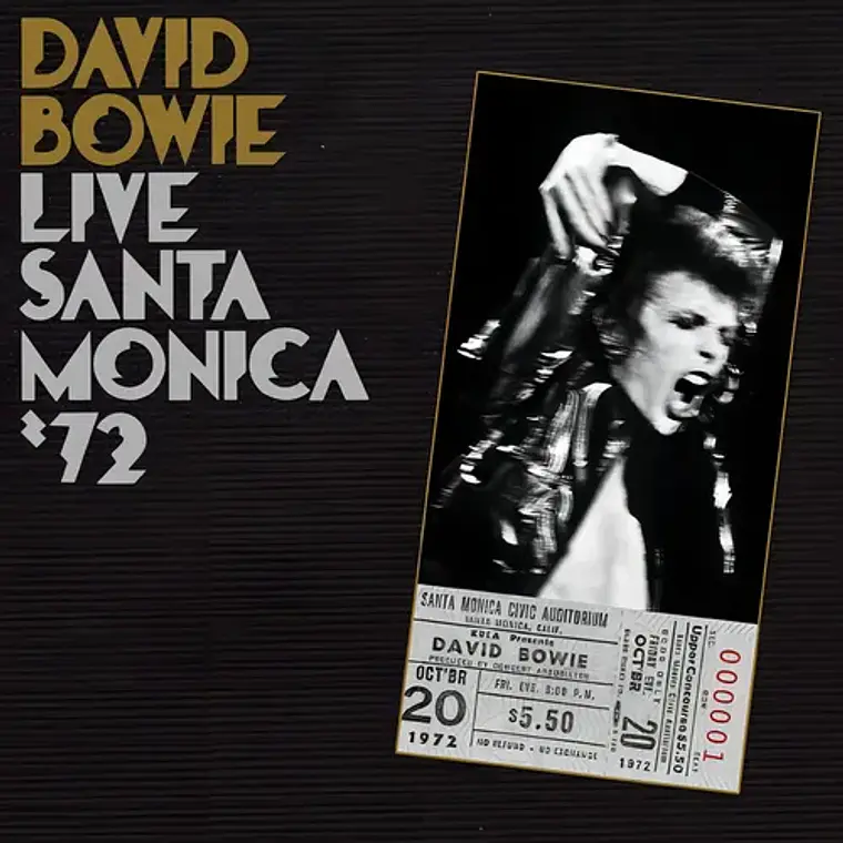 David Bowie Vinilo Live Santa Monica '72 Rock Warner Music 17 Canciones 1