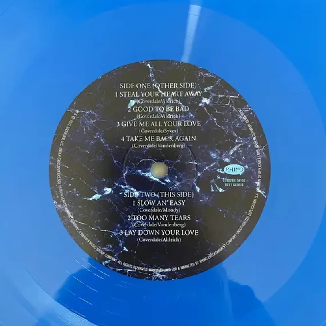 Vinilo Doble Azul Whitesnake The Blues Album 2021 Edición Limitada 2