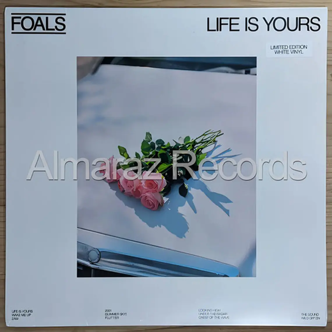 Vinilo Foals Life Is Yours Blanco 1
