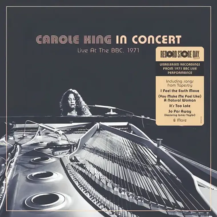 Lp Carole King In Concert Live At The Bbc 1971 Formato Físico 1