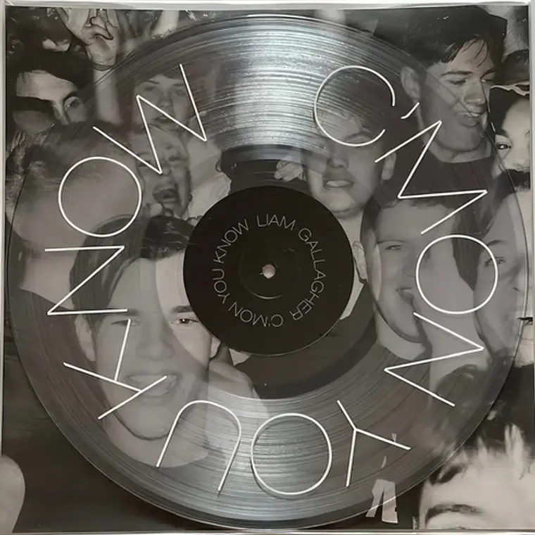 Vinilo Liam Gallagher C'mon You Know De Rock, Edición Clear (2022) 1