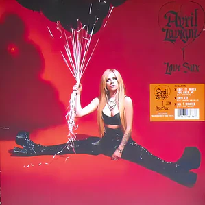 Vinilo Avril Lavigne Love Sux Rojo Transparente Edición Exclusiva Rock