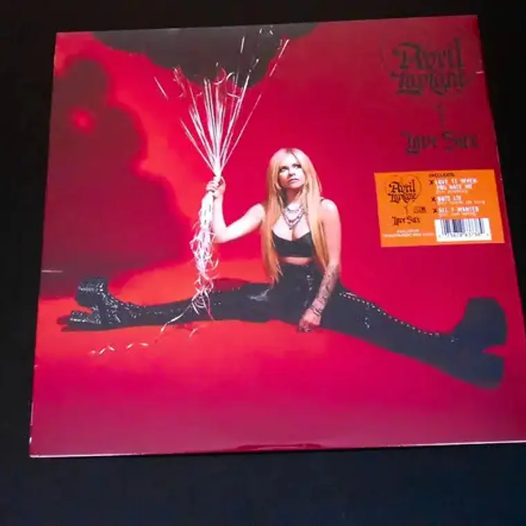 Vinilo Avril Lavigne Love Sux Rojo Transparente Edición Exclusiva Rock 3