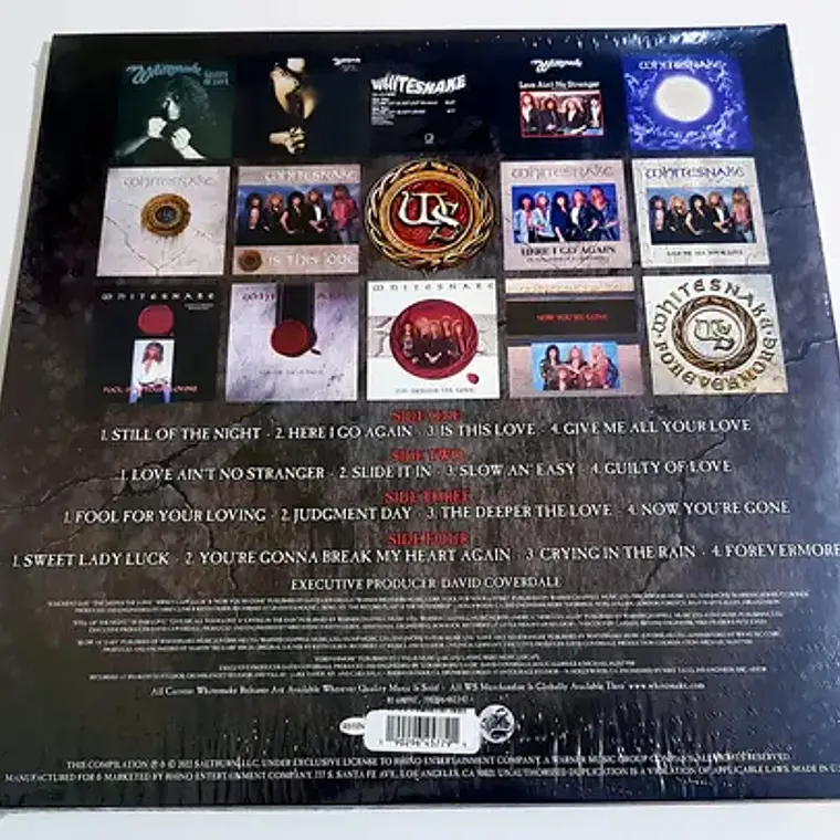Vinilo Whitesnake Greatest Hits 2lp Heavy Metal 2022 3