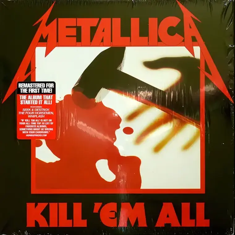 Metallica Kill Em All Lp Remastered 2016 Vinilo 1