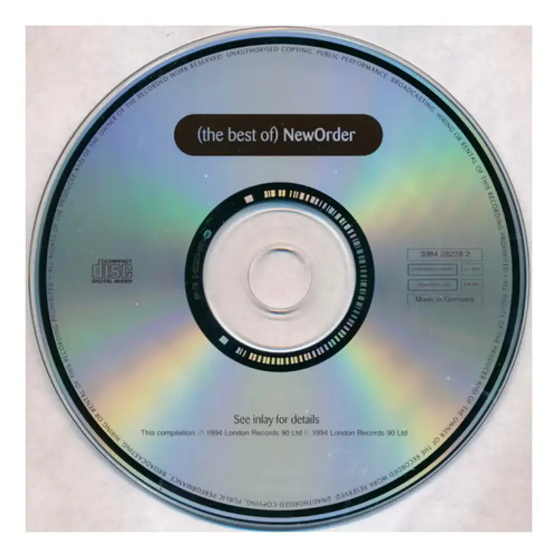 The Best Of New Order Disco Cd / 16 Canciones 3