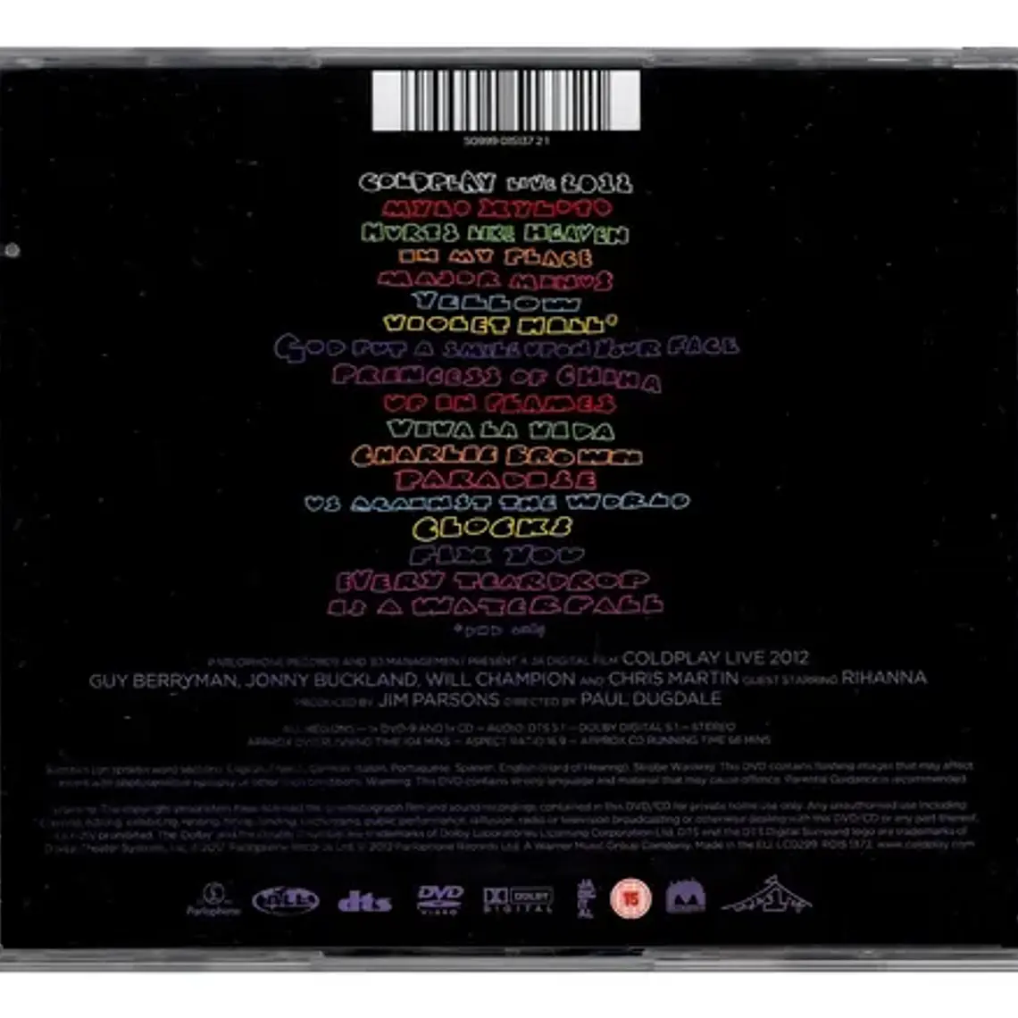 Dvd Coldplay Live 2012 Cd+dvd Rock Argentina 16 Canciones 5