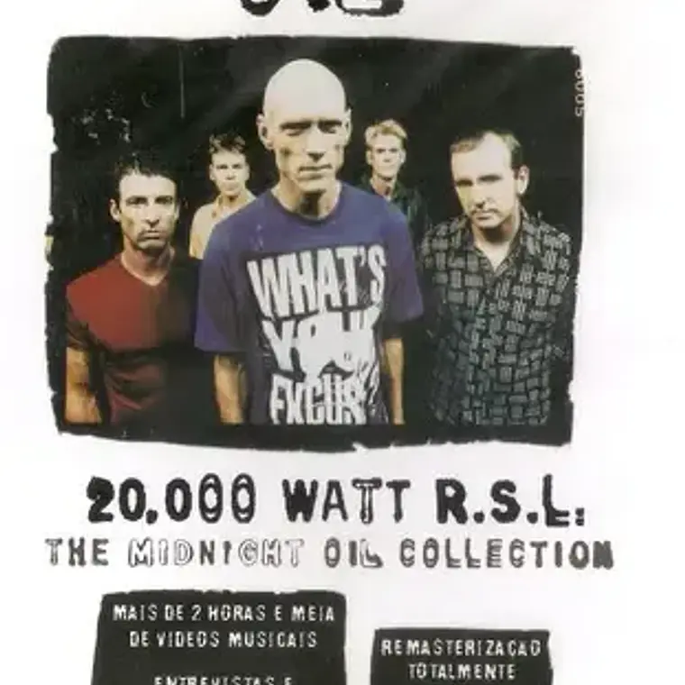 Midnight Oil - Colección 20.000 Watt R.s.l. - Dvd De Rock Australiano (1998) 1