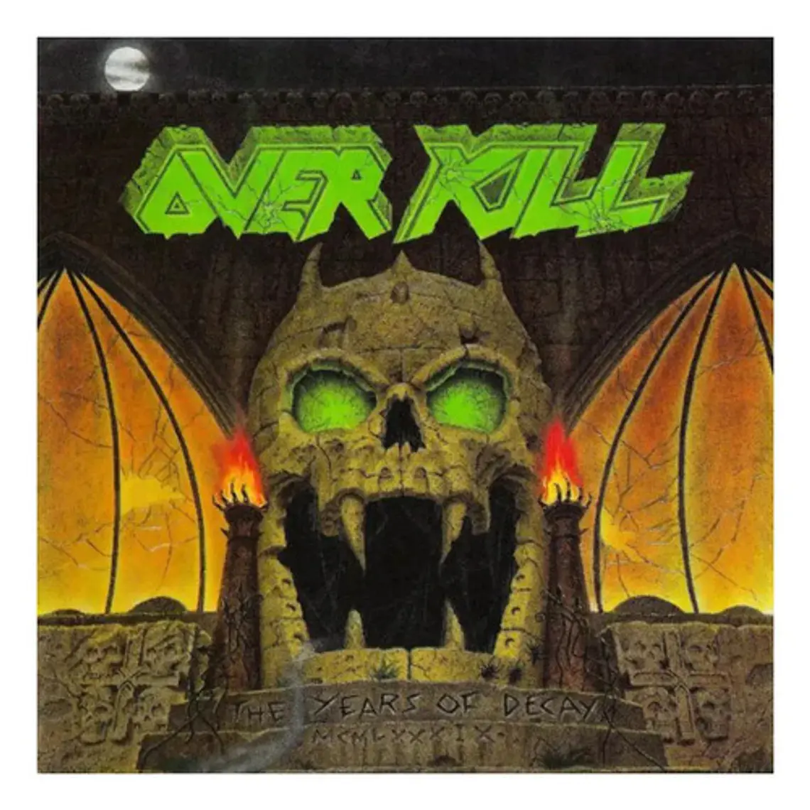Cd Overkill The Years Of Decay Álbum Rock 9 Canciones Internacional 1