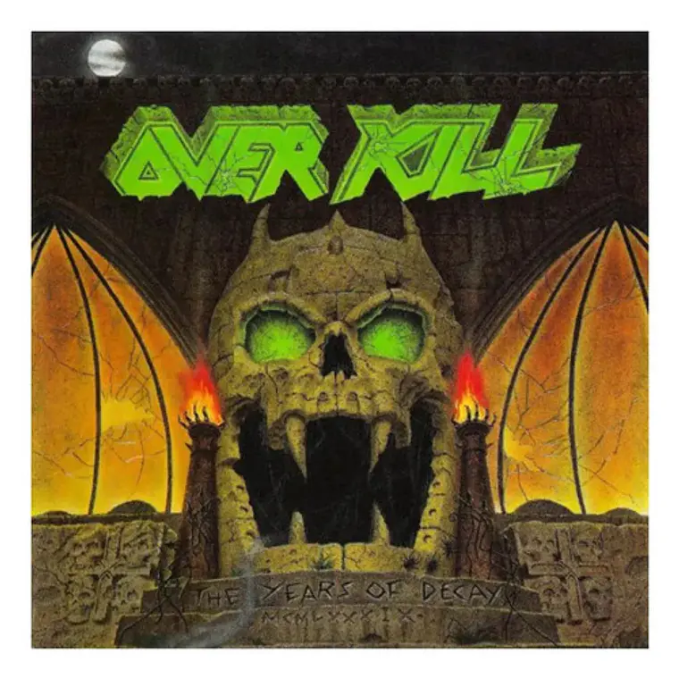 Cd Overkill The Years Of Decay Álbum Rock 9 Canciones Internacional 1