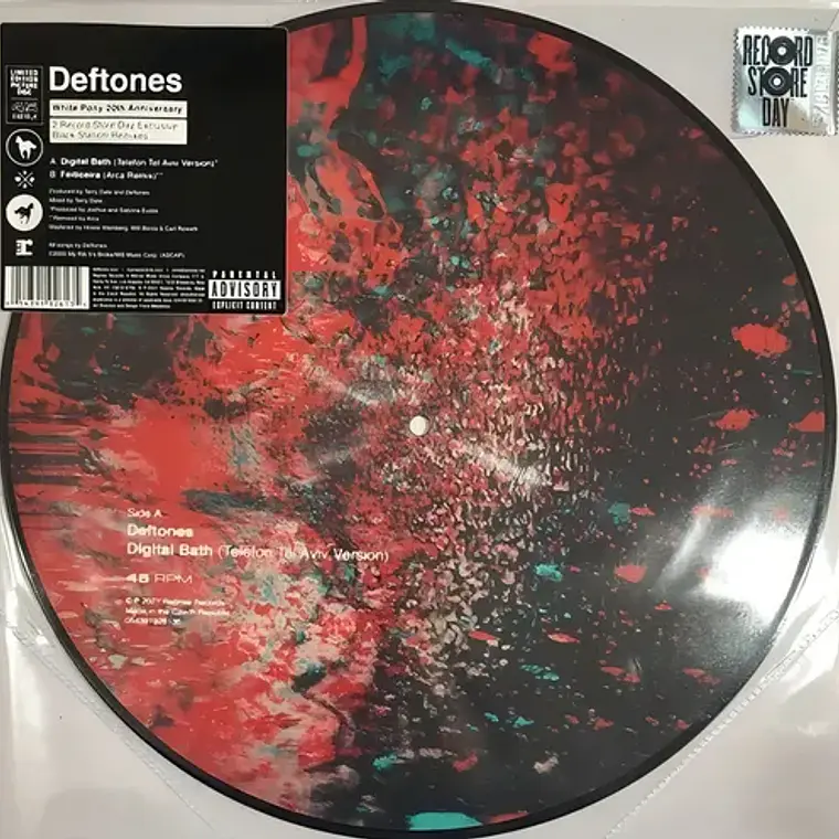 Vinilo Deftones Digital Bath Feiticeira Rock Alemán Warner 2021 1