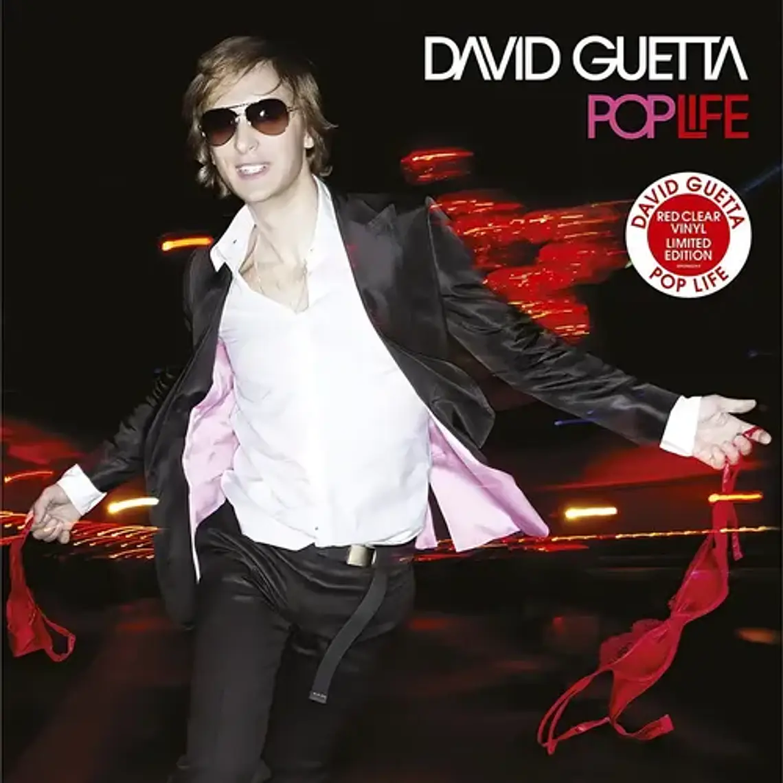 David Guetta Pop Life Vinilo Doble Rojo Transparente 1