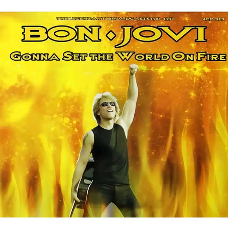 Cd Bon Jovi Gonna Set The World On Fire Digipack De Rock 4 Discos 2017 1