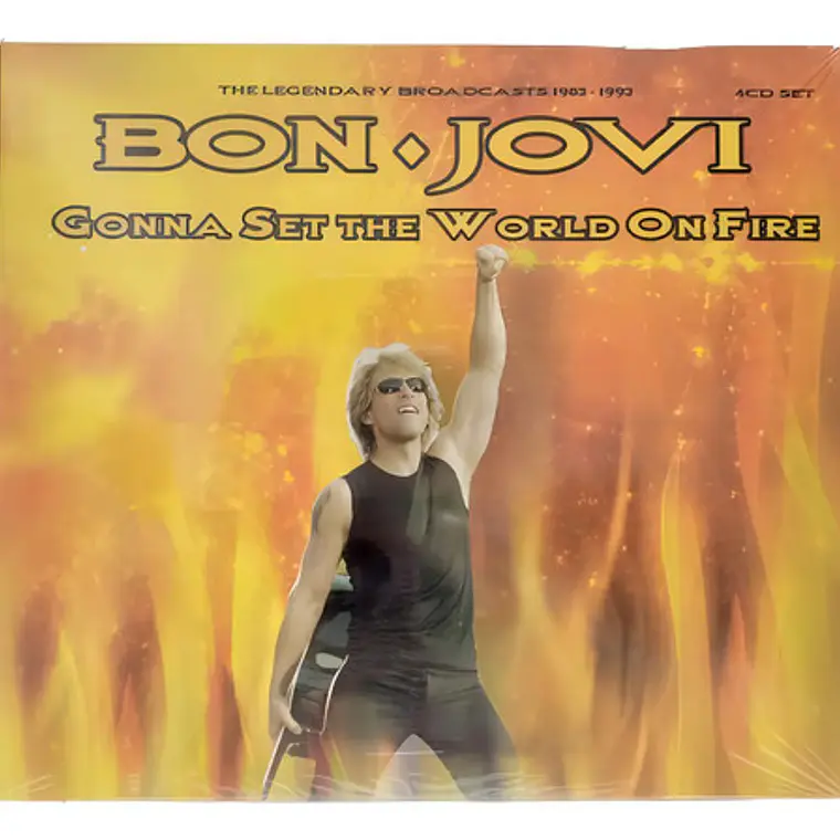 Cd Bon Jovi Gonna Set The World On Fire Digipack De Rock 4 Discos 2017 2