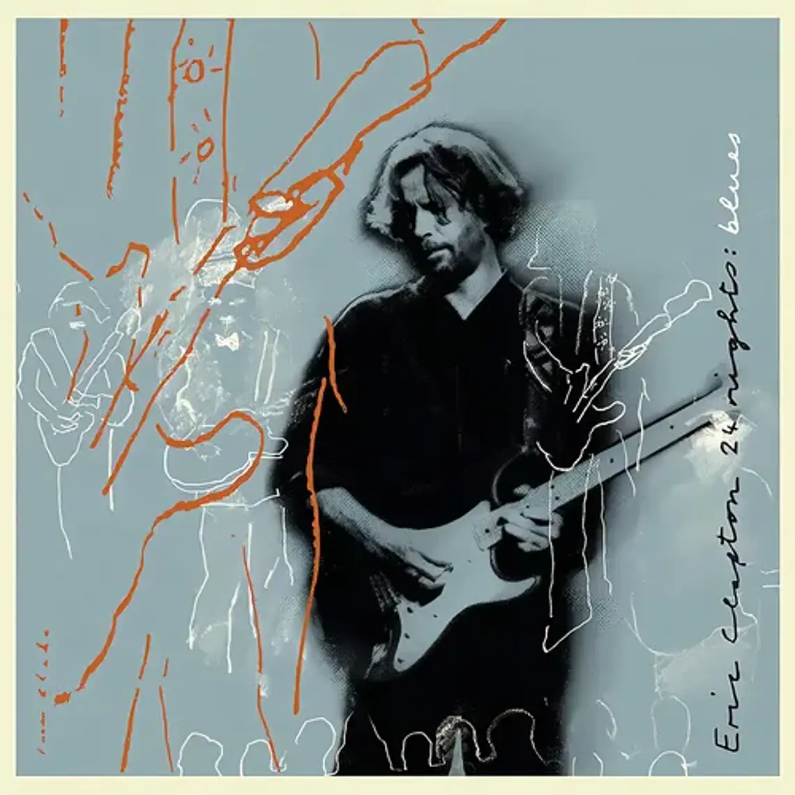 Vinilo Eric Clapton 24 Blues Concierto 1990 1991 14 Canciones 2 Lp 1